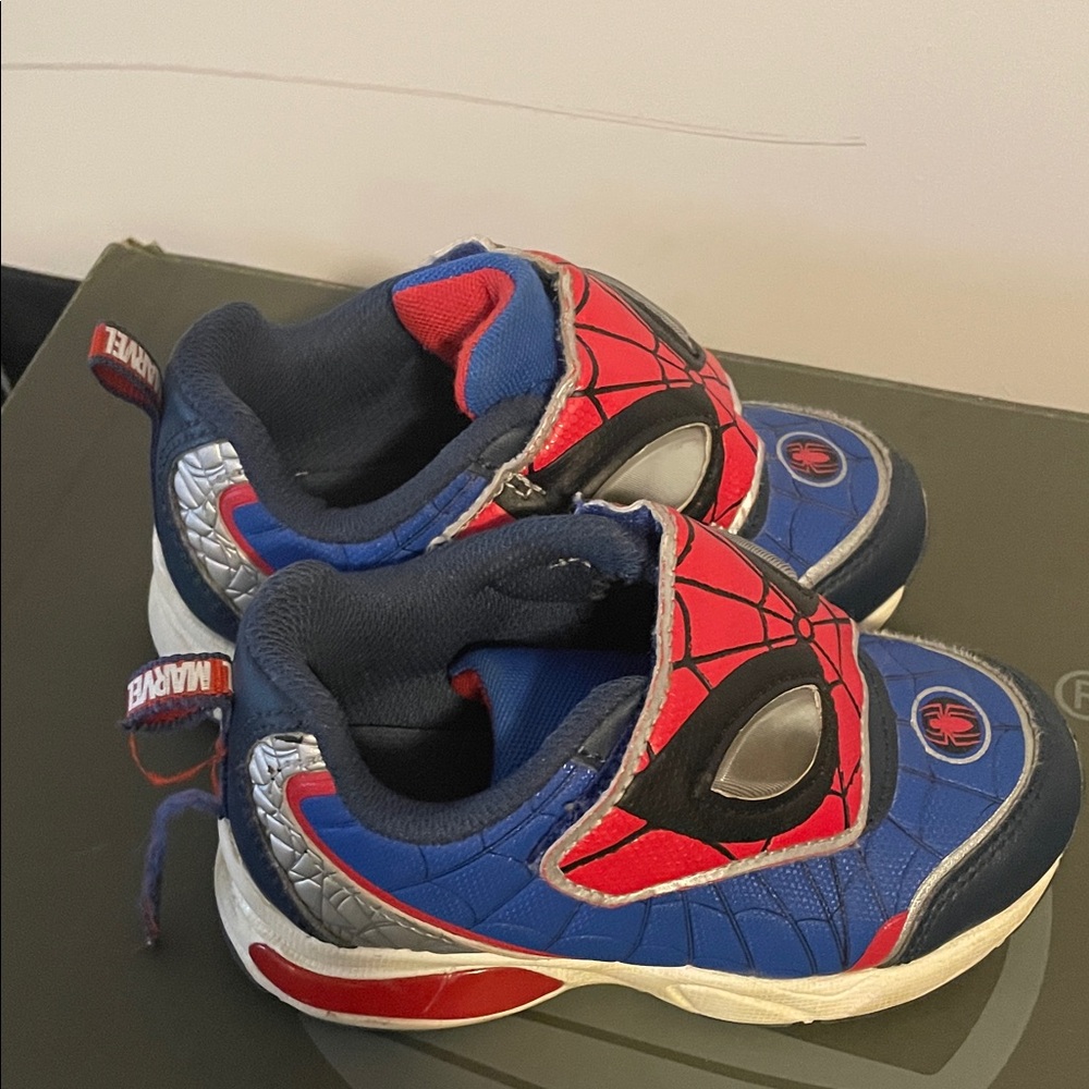 Marvel Spider-Man Blue and Red Kids Sneakers